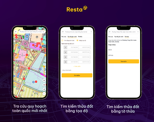 Resta Ứng dụng tra cứu quy hoạch - Kết nối đầu tư bất động sản ảnh 2